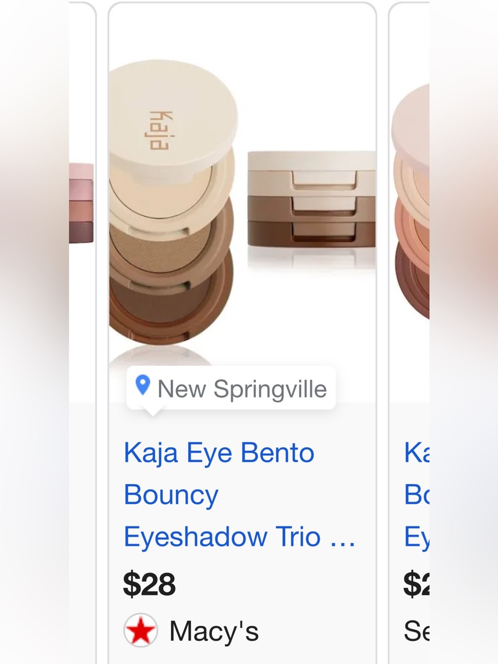 Kaja Bento Stacked Eyeshadow Trio - Pink Brown Mix